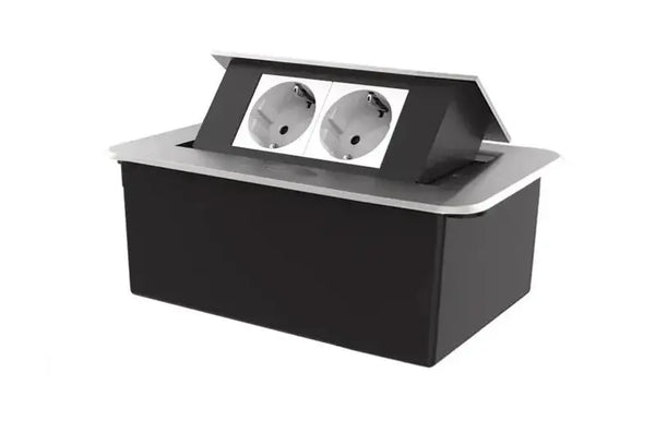 Livolo | Zilver | 2 | Pop-Up Stekkerdoos | Push | Inbouw | Stopcontacten - Wit Livolo Nederland B.V.