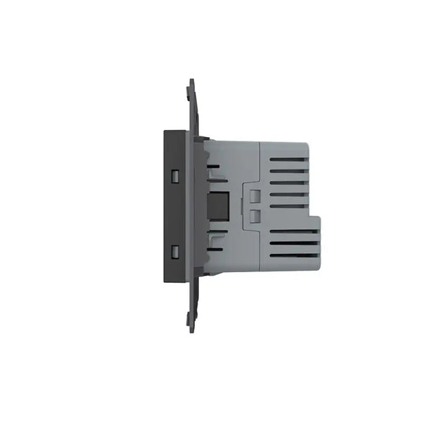 Livolo | Zwart | SR | Module Wandcontactdoos + USB-C Oplader Livolo Nederland B.V.
