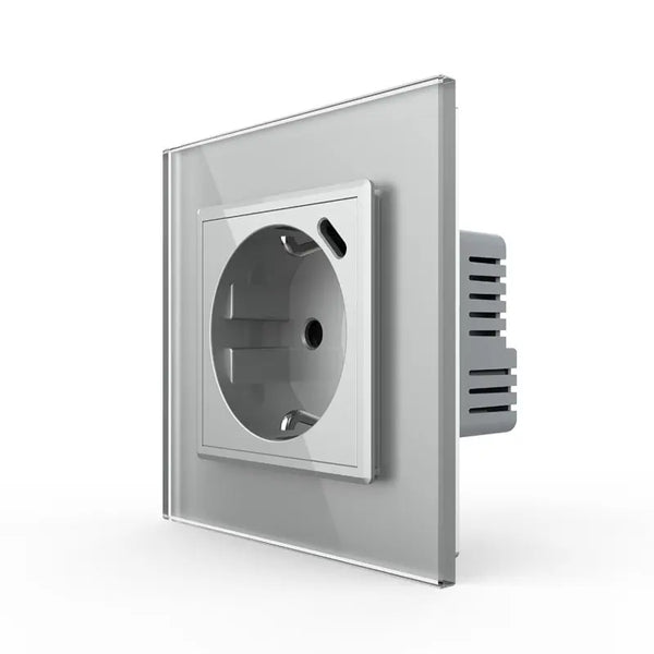 Livolo | Grijs | SR | Wandcontactdoos + USB-C oplader Livolo Nederland B.V.