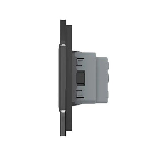 Livolo | Zwart/Wit | SR+SR | Wandcontactdoos Livolo Nederland B.V.