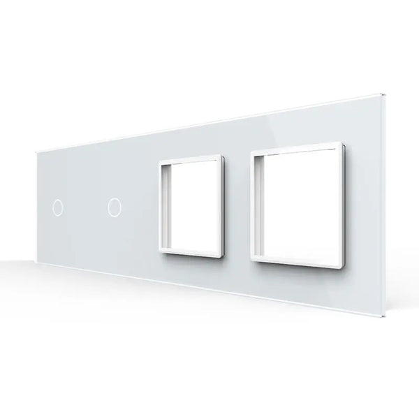 Livolo | Wit | 1+1+SR+SR | Glasplaat | Combinatie Livolo Nederland B.V.