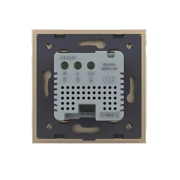 Livolo | Goud | SR | Thermostaat voor 230V-apparaat | Smart Home Livolo Nederland B.V.