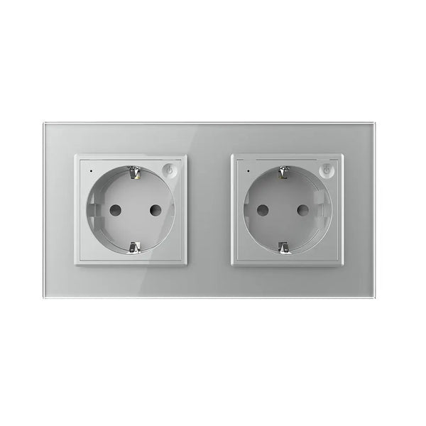 Livolo | Grijs | SR+SR | Wandcontactdoos | Smart Home Livolo Nederland B.V.