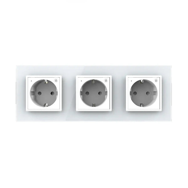 Livolo | Wit | SR+SR+SR | Wandcontactdoos | Smart Home Livolo Nederland B.V.