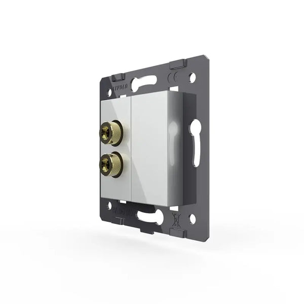 Livolo | Grijs | SR | Audio- Banaan stekker | Blindplaat Livolo Nederland B.V.