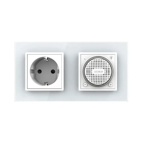 Livolo | Wit | SR+SR | Wandcontactdoos | Bluetooth speaker Livolo Nederland B.V.