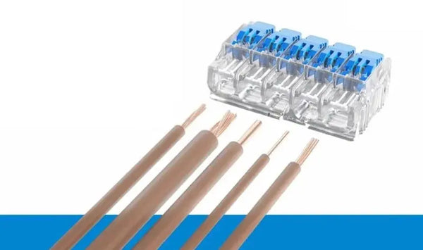 Las klem | 5 Voudige snelkoppeling | Universeel | Soepel en harde kern draad Livolo Nederland B.V.