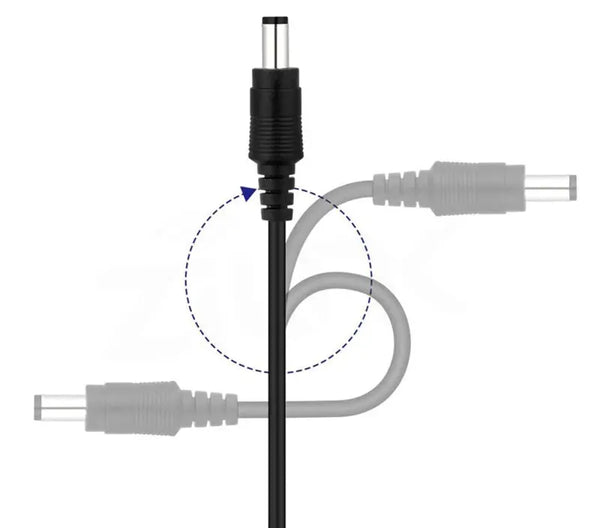 Verlengkabel | 1 Meter | Male - Female | COB Ledstrip Livolo Nederland B.V.