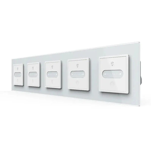 Livolo | Wit | SR+SR+SR+SR+SR | Slide-Dimmer | Wisselschakelaar | Smart Home Livolo Nederland B.V.