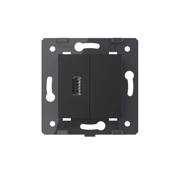Livolo | Zwart | SR | USB oplader | Blindplaat Livolo Nederland B.V.