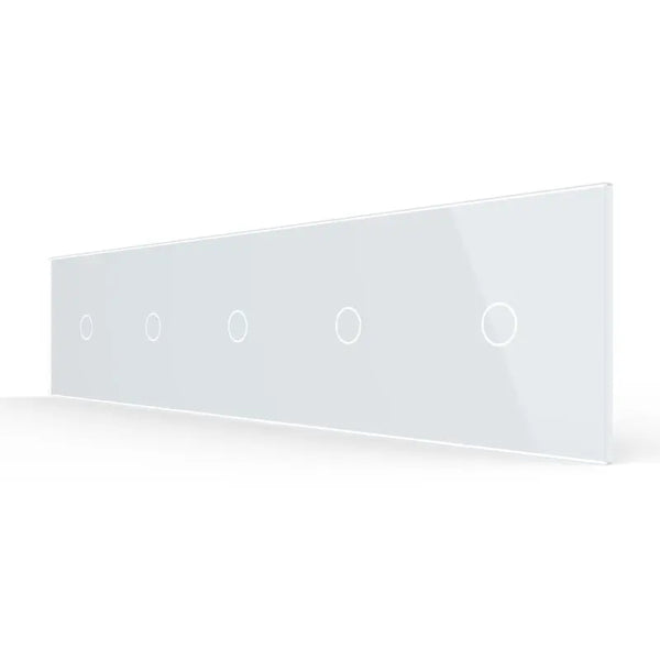 Livolo | Wit | 1+1+1+1+1 | Glasplaat | Touchschakelaar Livolo Nederland B.V.