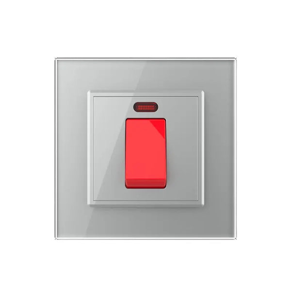 Livolo | Grijs | 1 | Aan/Uit | Dubbelpolige schakelaar | 16A Livolo Nederland B.V.