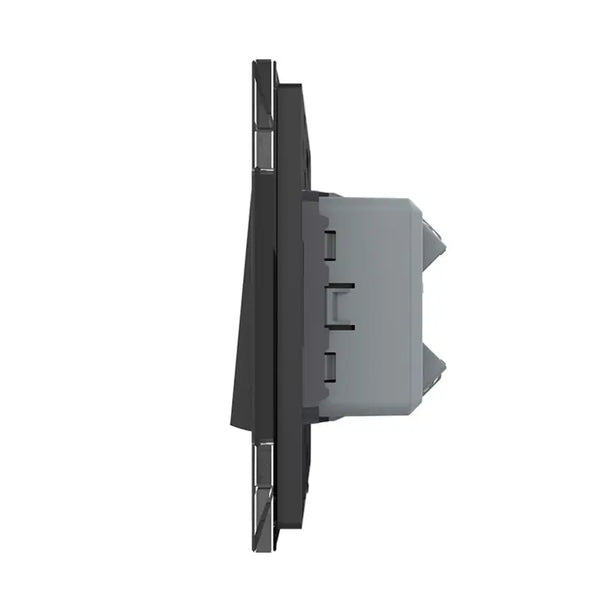 Livolo | Zwart | 2 | Aan/Uit | Kruis | Wipschakelaar Livolo Nederland B.V.