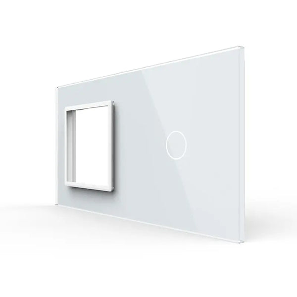 Livolo | Wit | SR+1 | Glasplaat | Combinatie Livolo Nederland B.V.