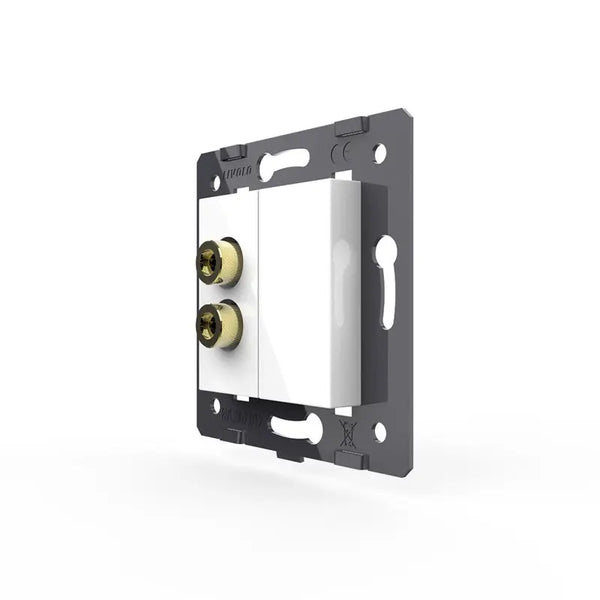 Livolo | Wit | SR | Audio- Banaan stekker | Blindplaat Livolo Nederland B.V.