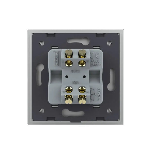 Livolo | Grijs | 1 | Aan/Uit | Dubbelpolige schakelaar | 16A Livolo Nederland B.V.