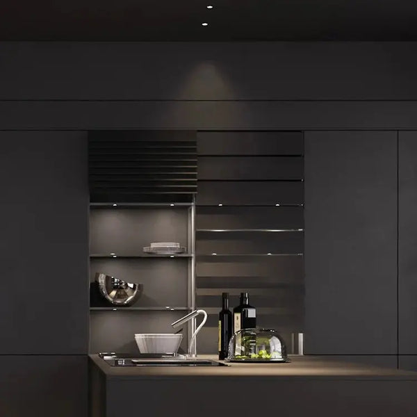 GU10 armatuur | Wit - Zwart | Kantelbaar en Richtbaar | Inbouwspot | Vierkant | ø 76mm Livolo Nederland B.V.