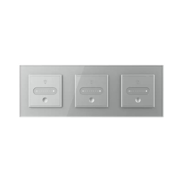 Livolo | Grijs | SR+SR+SR | Slide-Dimmer | Wisselschakelaar | Smart Home Livolo Nederland B.V.