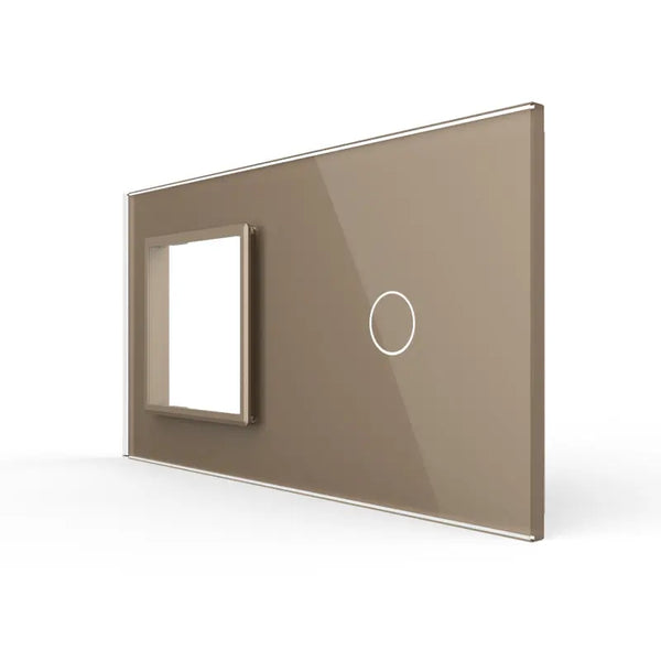 Livolo | Goud | SR+1 | Glasplaat | Combinatie Livolo Nederland B.V.