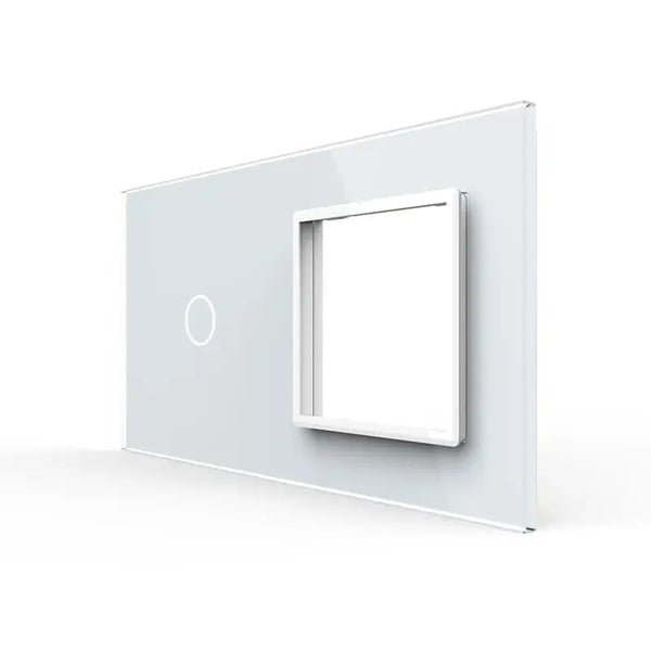 Livolo | Wit | 1+SR | Glasplaat | Combinatie Livolo Nederland B.V.