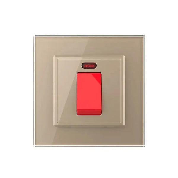 Livolo | Goud | 1 | Aan/Uit | Dubbelpolige schakelaar | 16A Livolo Nederland B.V.