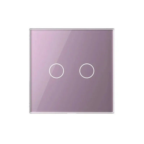 Livolo | Roze | 2 | Glasplaat | Touchschakelaar Livolo