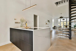 Livolo touch pulsschakelaar met potentiaalvrij contact voor domotica ginstalleerd in woonkamer