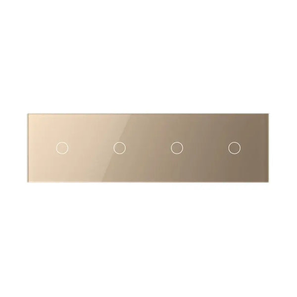 Livolo | Goud | 1+1+1+1 | Dimmer | Wisselschakelaar Livolo Nederland B.V.