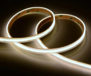 10 Meter | COB | Ledstrip | Helder wit | 10mm | Dimbaar | 24V- Female connector | IP67 Livolo Nederland