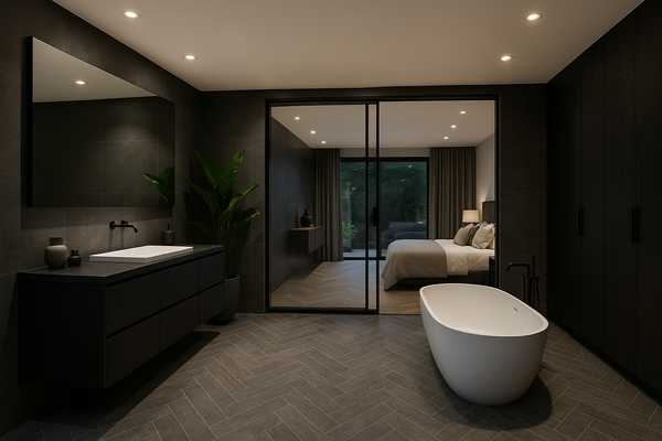 Moderne inbouwspots badkamer voor strakke look