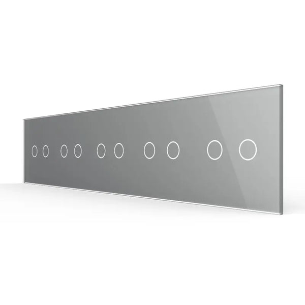 Livolo | Grijs | 2+2+2+2+2 | Glasplaat | Touchschakelaar Livolo Nederland B.V.