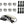 Complete Veranda Set | Deluxe 3 | Veranda verlichting 12V | Plug and Play | 8 Inbouwspots | Verstelbaar | Dimbaar Livolo Nederland