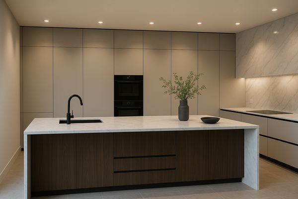 Licht schakelaar naast stopcontact in luxe interieur