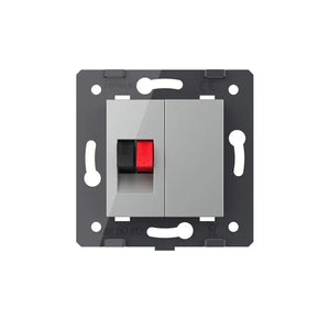 Livolo | Grijs | SR | Audio insteek | Blindplaat Livolo Nederland B.V.