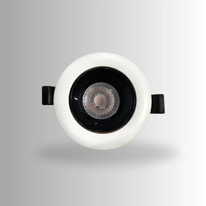 GU10 armatuur | Wit - Zwart | Kantelbaar en Richtbaar | Inbouwspot | Rond | ø 76mm Livolo Nederland B.V.
