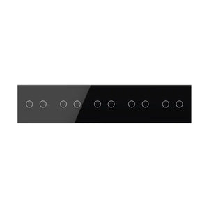 Livolo | Zwart | 2+2+2+2+2 | Glasplaat | Touchschakelaar Livolo Nederland B.V.