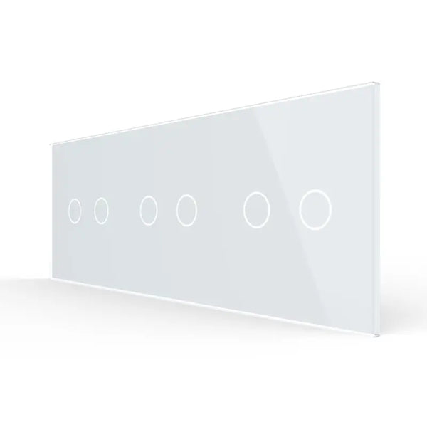 Livolo | Wit | 2+2+2 | Glasplaat | Touchschakelaar Livolo Nederland B.V.