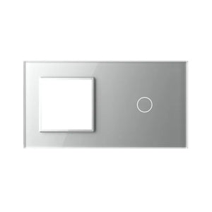 Livolo | Grijs | SR+1 | Glasplaat | Combinatie Livolo Nederland B.V.