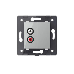 Livolo | Grijs | SR | Audio | Blindplaat Livolo Nederland B.V.