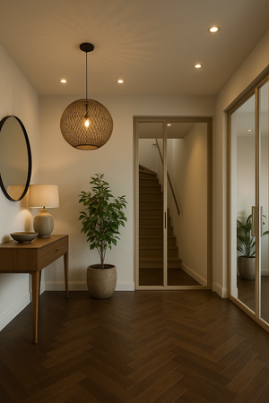 LED spot met GU10 lamp in moderne inrichting