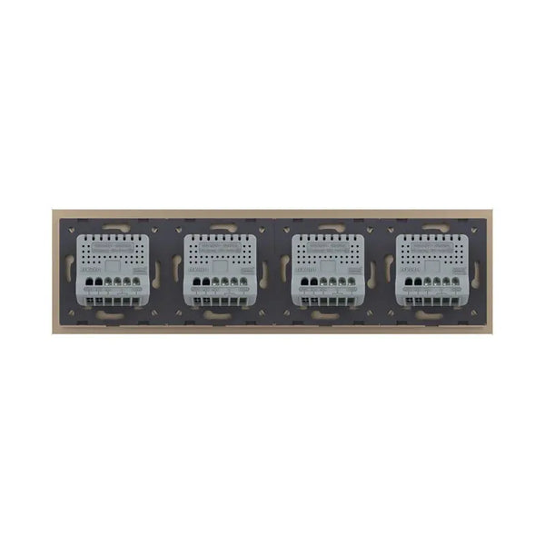 Livolo | Goud | 1+1+1+1 | Dimmer | Wisselschakelaar Livolo Nederland B.V.