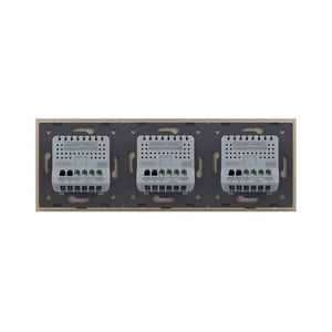 Livolo | Goud | 1+1+1 | Dimmer | Wisselschakelaar Livolo Nederland B.V.