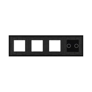 Livolo | Zwart | 2+SR+SR+SR | Glasplaat | Combinatie Livolo Nederland B.V.