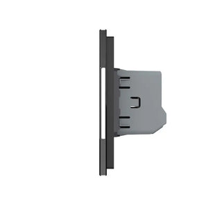 Livolo-Schakelmateriaal-zwart-serieschakelaar