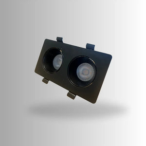 Inbouwspot | Zwart | 2 | LED | Kantelbaar en Richtbaar | Vierkant Livolo Nederland B.V.