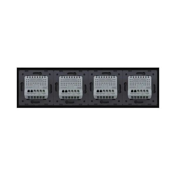 Livolo | Zwart | 1+1+1+1 | Dimmer | Wisselschakelaar | Smart Home Livolo Nederland B.V.
