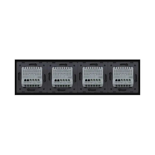 Livolo | Zwart | 1+1+1+1 | Aan/Uit | Wisselschakelaar Livolo Nederland B.V.