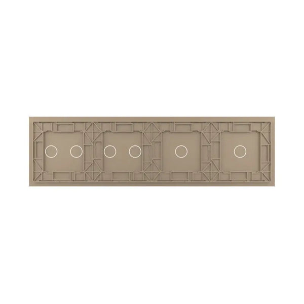 Livolo | Goud | 1+1+2+2 | Glasplaat | Touchschakelaar Livolo Nederland B.V.