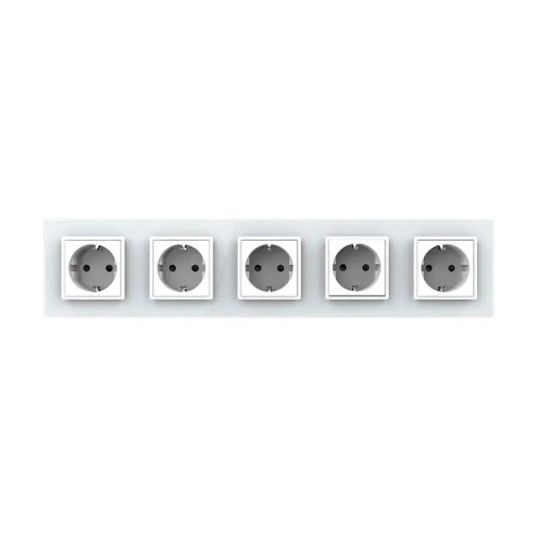 Livolo | Wit | SR+SR+SR+SR+SR | Wandcontactdoos Livolo Nederland B.V.