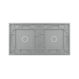 Livolo | Grijs | 1+1 | Glasplaat | Touchschakelaar Livolo Nederland B.V.